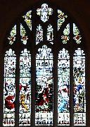 Jean-Baptiste Capronnier Capronnier's east window for the Chapel of St Michael and St George oil painting reproduction